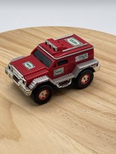 Hess 2005 Red Pull Back Toy Truck Fire Rescue With Working Lights