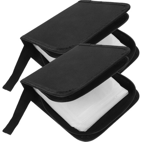 2 Pcs CD Storage Bag Cases Wallet Travel Dvd/cd Bags Portable Disc - 第 12/12 張圖片