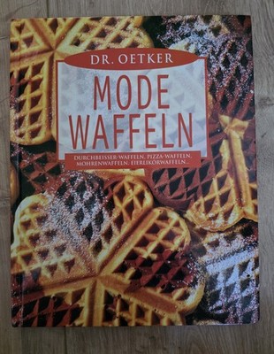 Dr.Oetker Modewaffeln Backbuch/Kochbuch
