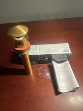Signature Hardware SH332BG Mushroom Style Pop-Up Bathroom Drain  Overflow READ