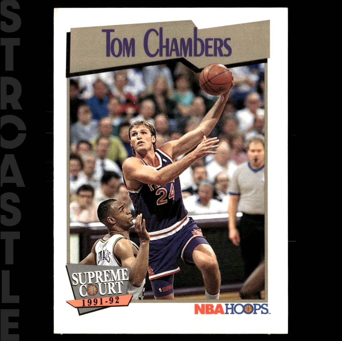 Tom Chambers 1991-92 Hoops #489 Supreme Court Suns 🏀 Basketball Card