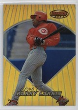 1996 Bowman's Best Refractor Barry Larkin #66 HOF 3y4