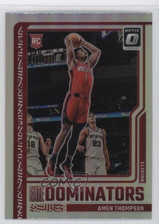 2023-24 Panini Donruss Optic Elite Dominators Holo Prizm Amen Thompson #15 01uy