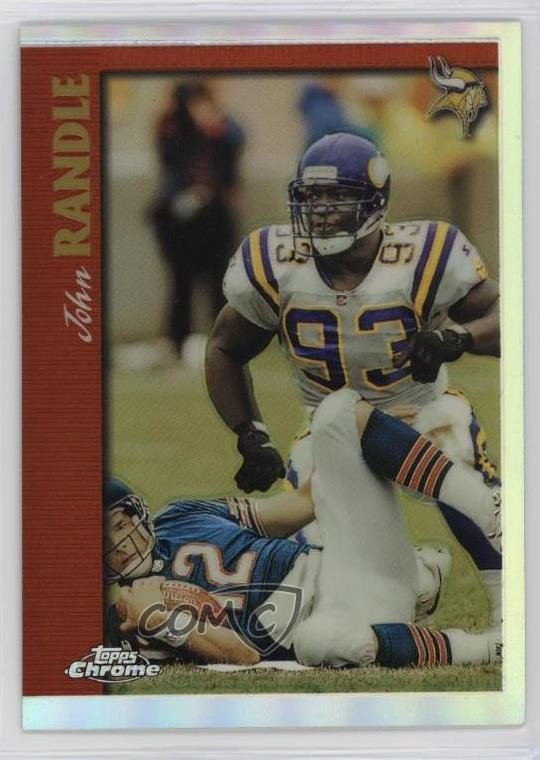 1997 Topps Chrome Refractor John Randle #5 HOF 6m1