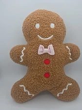 Gingerbread Man Large 14x10 Decorative Throw Pillow