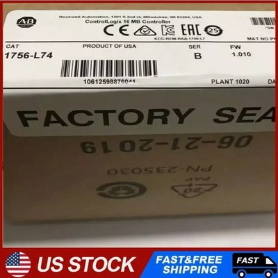 AB 1756-L74 SER B 16MB Controller ControlLogix Logix5574 Processor 1756L74