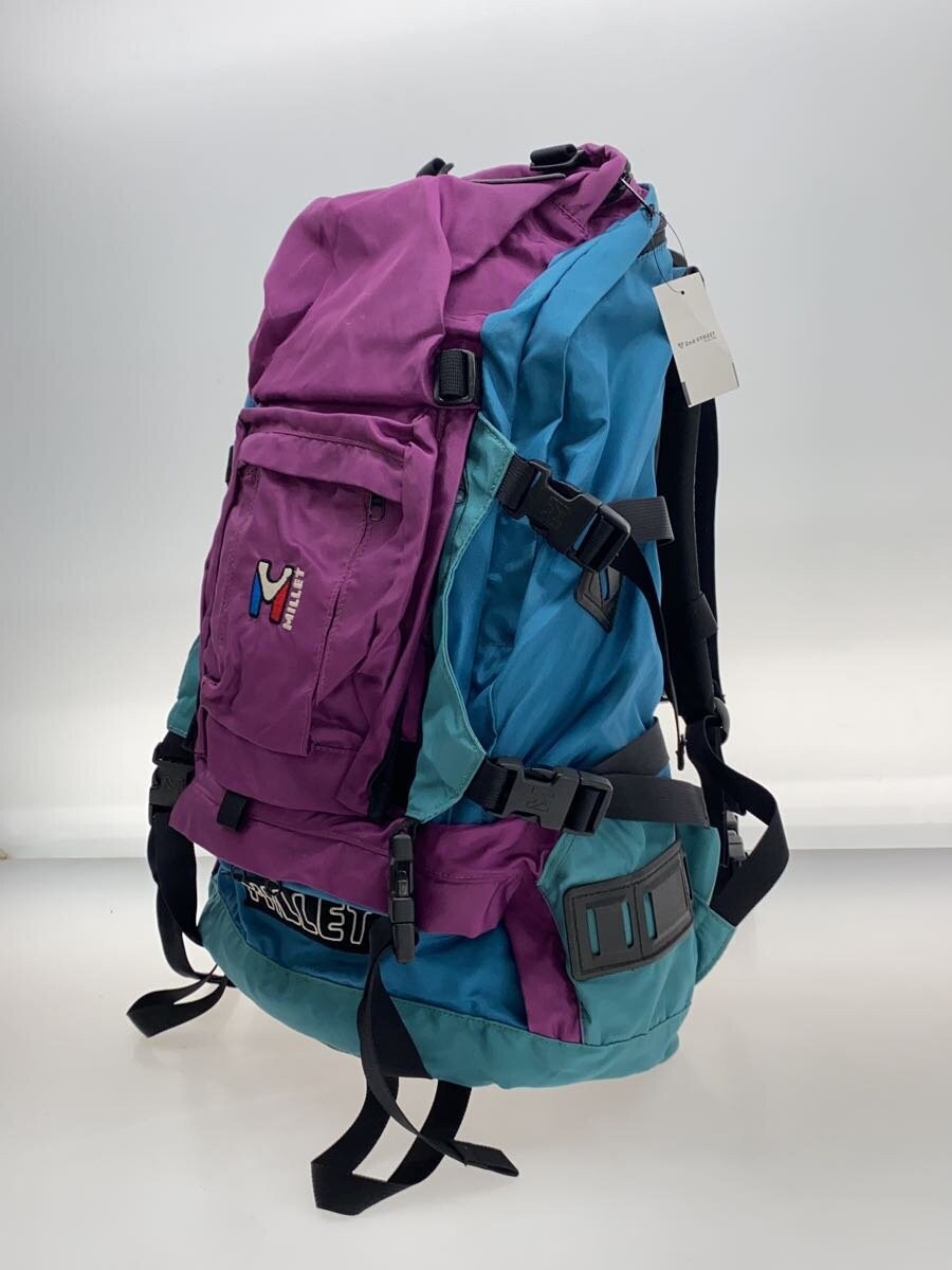 MILLET Backpack Polyester Blue Solid Color MO1586 - image 2
