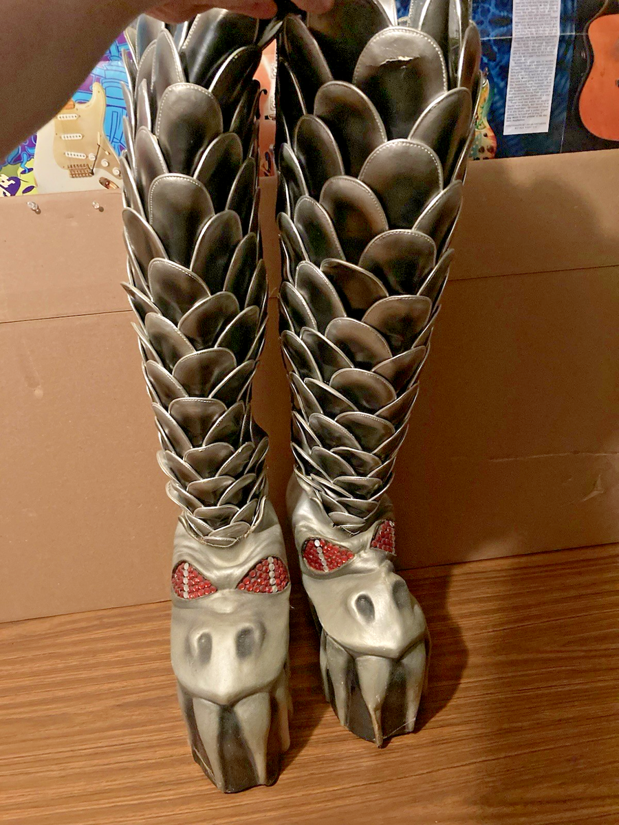 Kiss Official Gene Simmons Demon Destroyer Boots 30