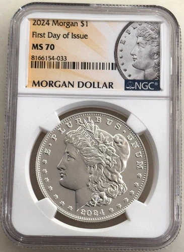 2024 Morgan Silver Dollar NGC MS70 First Day of Issue
