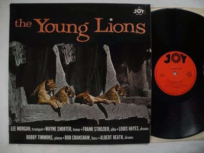 YOUNG LIONS Same s/t LP UK Re(1971) EX/EX- Lee Morgan Wayne Shorter Frank Strozi