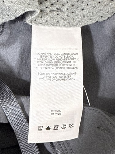 New Mountain Hardwear Yuma Convertible Pants Womens Size 12/32 Gray Outdoors - Picture 9 of 17