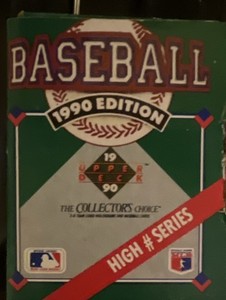 Upper Deck 1990 Baseball High Number Series Sealed Box Hologram Rookie