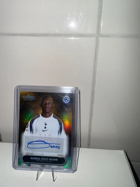 Topps UCC Summer Signings 2025/2026 - Randal Kolo Muani Auto 1/1 - Tottenham