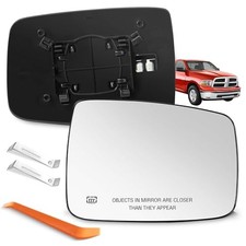 Compatible with Dodge Ram 1500 2500 Passenger Side Mirror Passenger Side  RH  