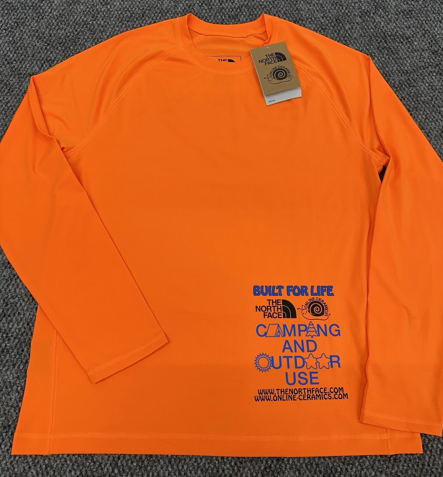 The North Face x Online Ceramics Mens Medium Class V Water Top Shirt Outdoor UPF