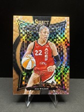 2025 Panini Select WNBA A’ja Wilson #56 Concourse Bronze Checker Prizm 23/49
