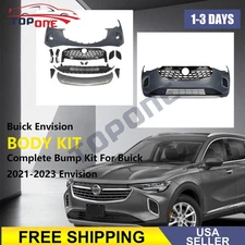 Complete Front Bumper Cover Kit W/o Sensor Holes For 2021-2023 Buick Envision