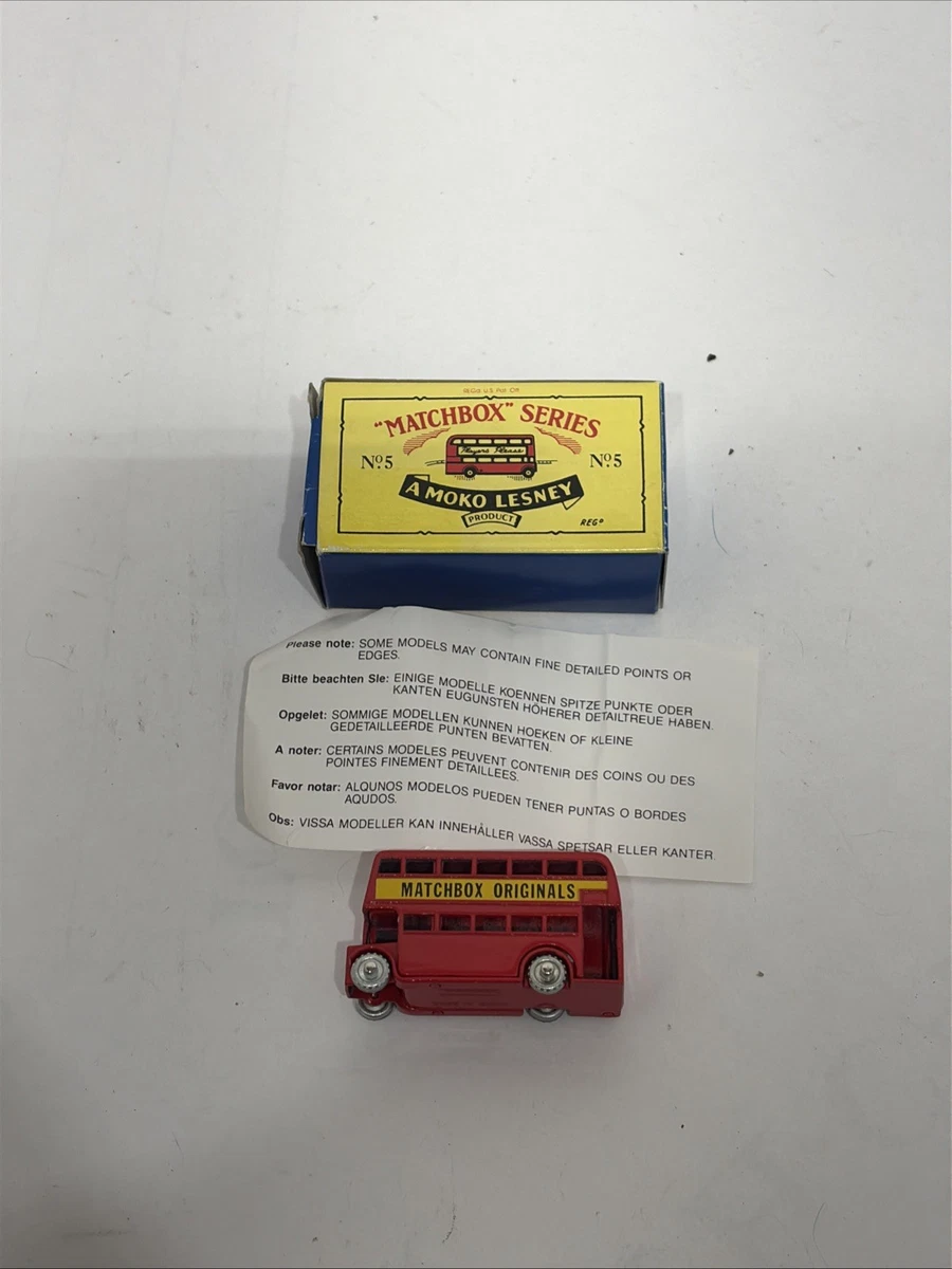 Matchbox 1954 Year of Manufacture Bus Vintage Manufacture Diecast