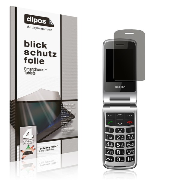Blickschutzfolie FüR Beafon SL605 Matt Schutzfolie Folie Display Schutz Dipos-image