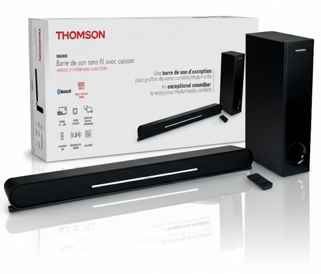 THOMSON SB600BTS SOUNDBAR Bluetooth® DIREZIONALE CON SUBWOOFER 500 WATT