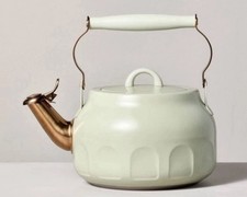 2qt Stainless Steel Arch Cutout Teapot Serene Green - Hearth  Hand Magnolia