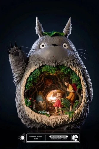 Totoro Family Figure LED Lights Up New Collection Studio Ghibli Gift Model Toy