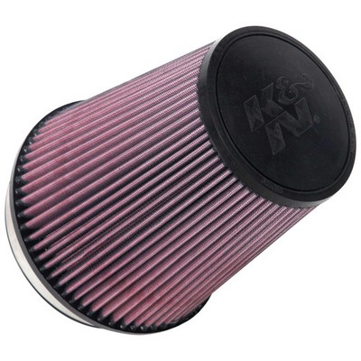 K&N RU-1020 Universal Round Tapered Performance Washable Air Filter for Intake