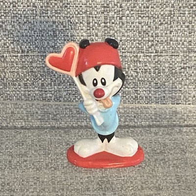 Vintage Animaniacs Yakko Warner PVC Figure w/ Heart   1990s McDonald s Promo