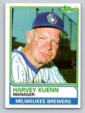 1983 Topps #726 Harvey Kuenn