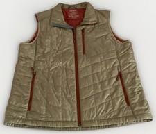LL Bean Primaloft Packaway Vest Full Zip Mens L Reg Quilted Puffer Gorpcore