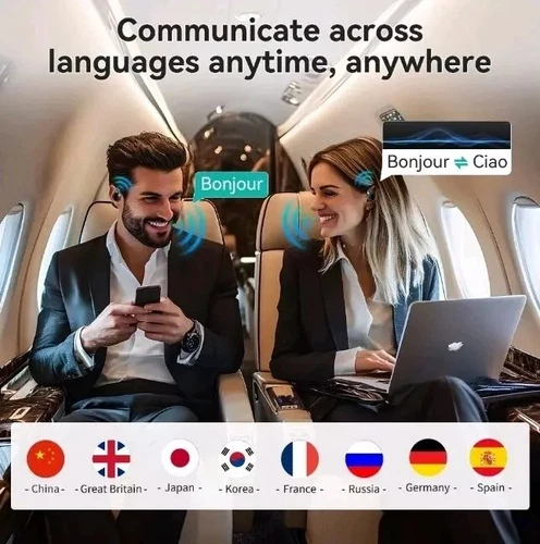 Bluetooth Translator Earbuds 144 Language Two Way Real Time Smart Translation - Picture 2 of 22