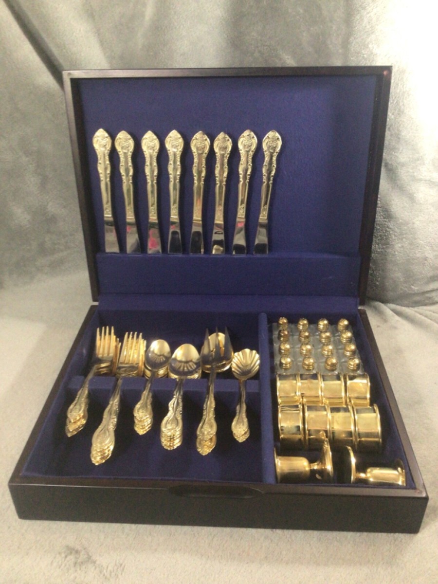International Silver Company 24 kt Goldplated Flatware