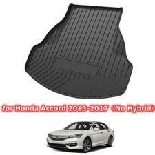 Black Trunk Liner TPO Cargo Mat Liner Fit for Honda Accord 2013-2017 All Weather