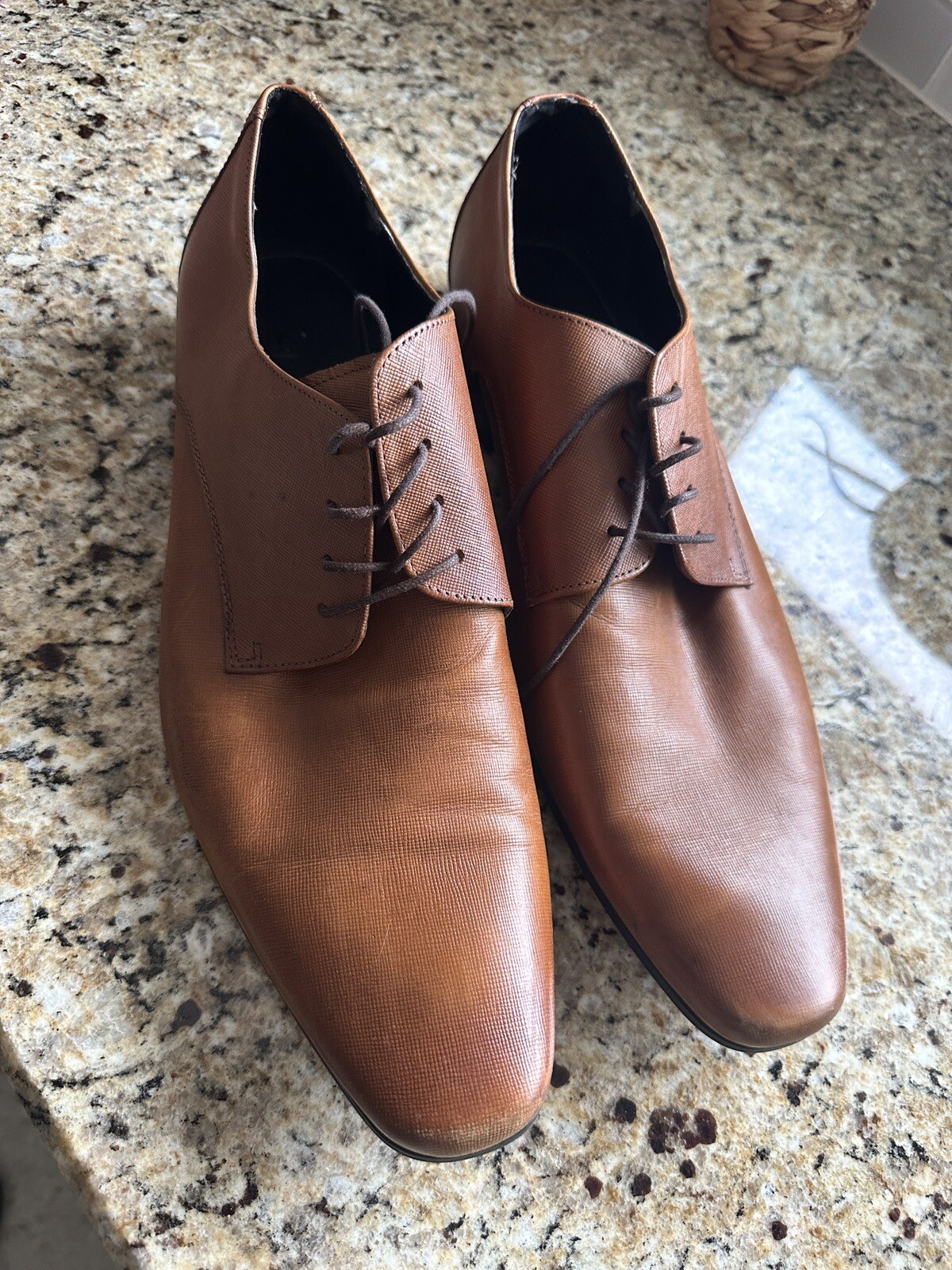 Aldo oxford men's leather lace up dress shoe size 13