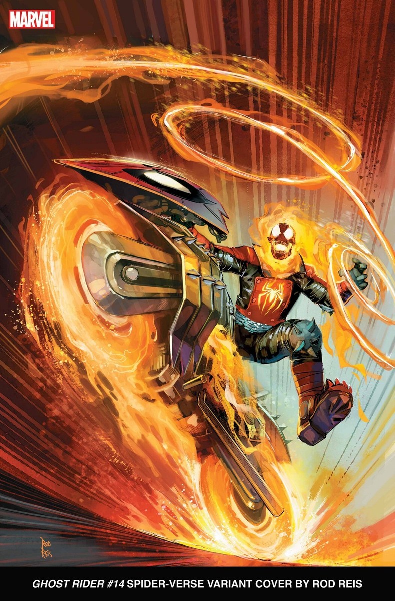 GHOST RIDER 14 SPIDER-VERSE VARIANT NM 2023 ROD REISS | eBay