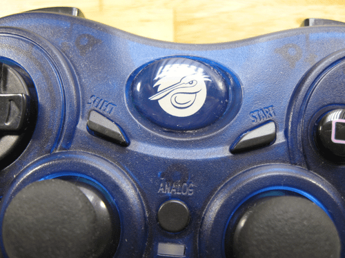 Pelican PS2 Wireless Controller PL-6614 Clear Blue - No Receiver Tight Sticks - Picture 4 of 5