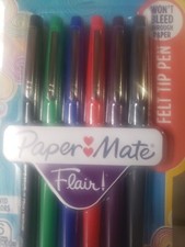 Papermate Flair Special Edition Pens Felt Tip Vivid Colors 1 Pack of 6 Pens