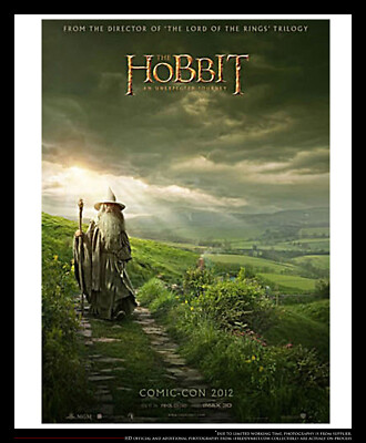 THE HOBBIT UNEXPECTED JOURNEY ADVANCE French Grande Movie Poster Original 2012