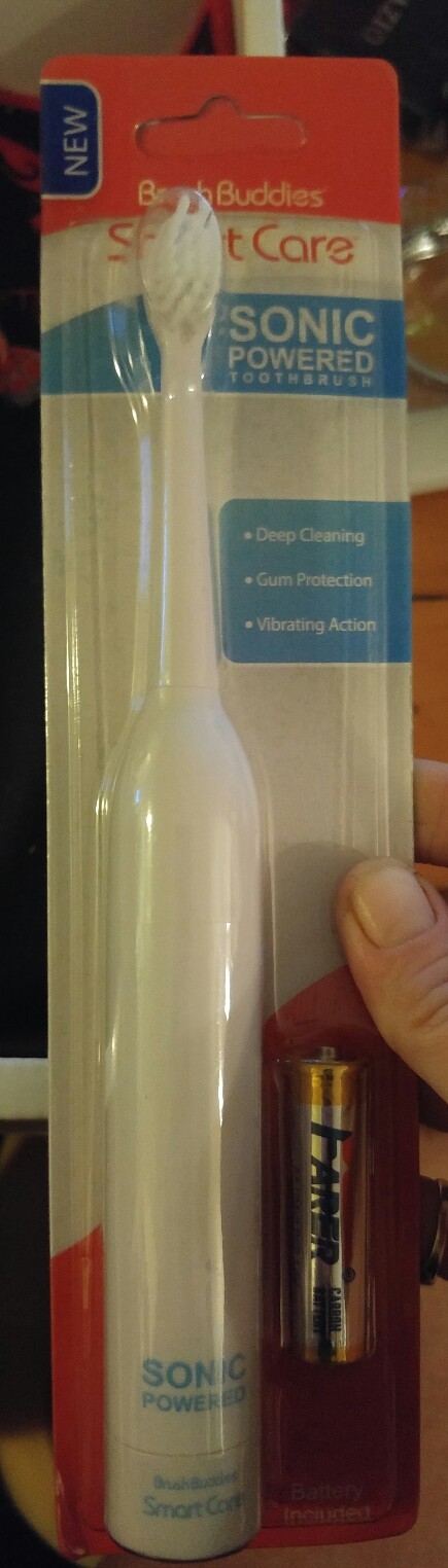 brush buddies sonic powered toothbrush