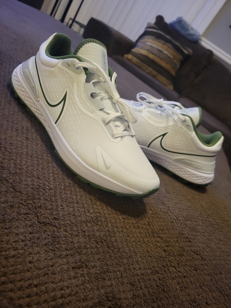 Nike React Infinity Pro 2 Men Size 11 White Green Golf Shoes DJ5593-102