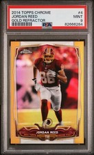 2014 Jordan Reed #4 Topps Chrome Gold Refractor PSA 9 # /50 Prizm Rare SP Optic