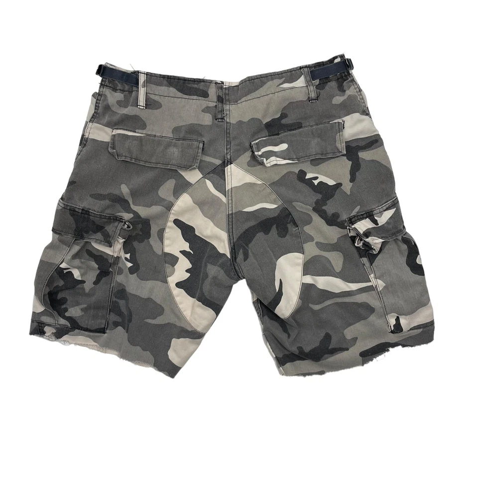 Pantalones cortos cargo camuflaje camuflaje Tru-Spec gris talla mediana 29”-31” gris blanco Foto 2 de 4