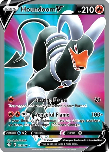 Houndoom V 178/189 Swsh03: Darkness Ablaze