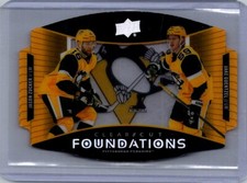 2020-21 Upper Deck Clear Cut Foundations Duos Jason Zucker/Jake Guentzel