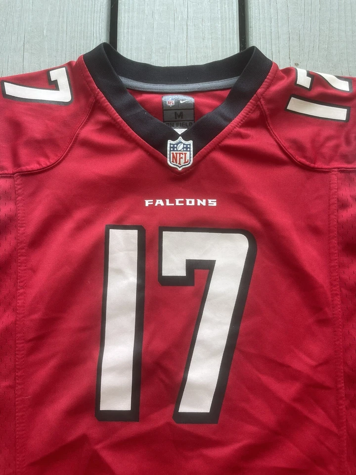 Camiseta Nike On Field Atlanta Falcons Devin Hester #17 NFL juvenil talla mediana (10/12) Foto 3 de 4