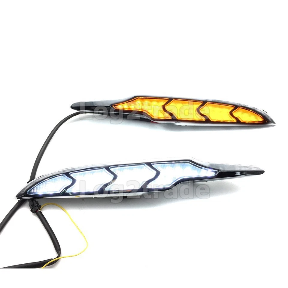 LED DRL for Mazda 3 Axela 2017 2018 Daytime Running Light Fog Lamp w Turn Signal - image 2 of 4