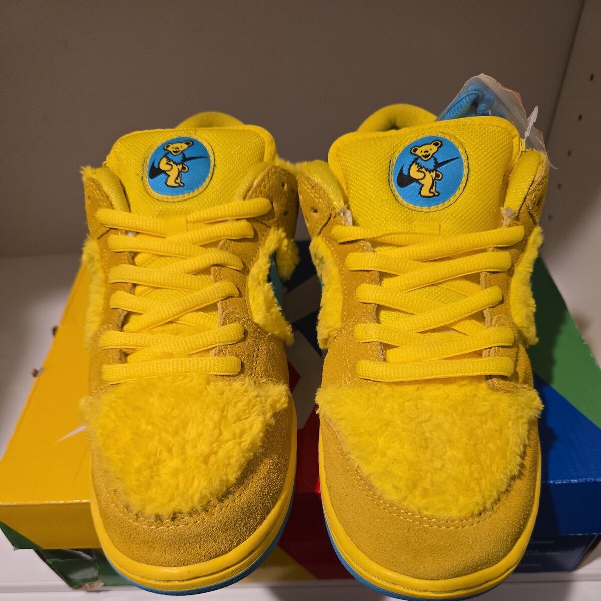 Nike Dunk Low SB x Grateful Dead Yellow Bear CJ5378-700 size Nike Dunk Low SB x Grateful Dead Yellow Bear CJ5378-700 size