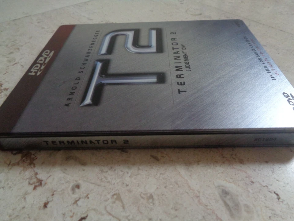 T2 Terminator 2 Judgment Day HD-DVD SteelBook *RARE* OOP Schwarzenegger HDDVD - Image 3 of 4