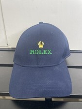 ROLEX BASEBALL HAT CAP EMBROIDERED BLUE NET COTTON AUTHENTIC