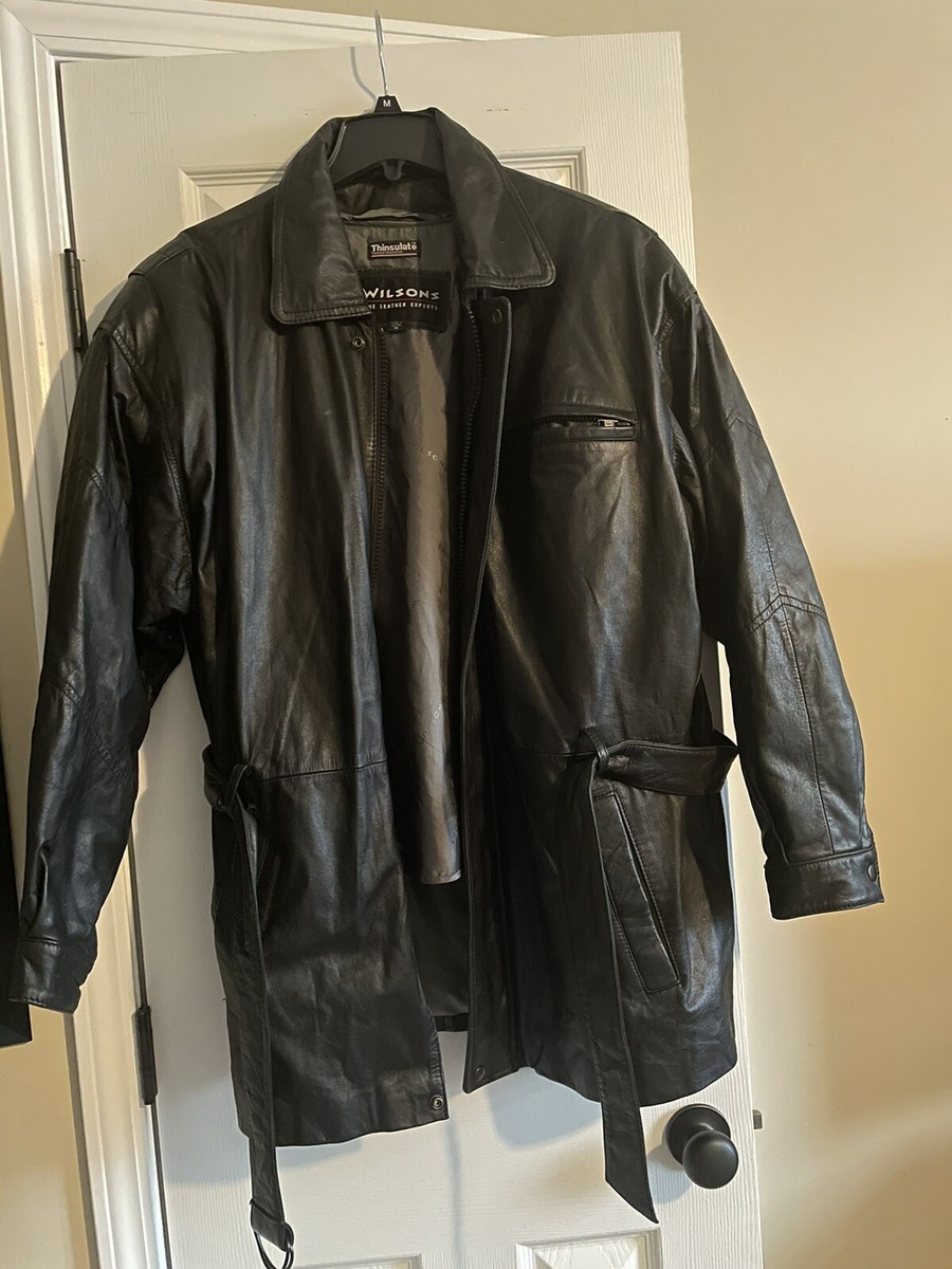 Wilson's Leather Jacket, Lined. Men's Medium. | eBay